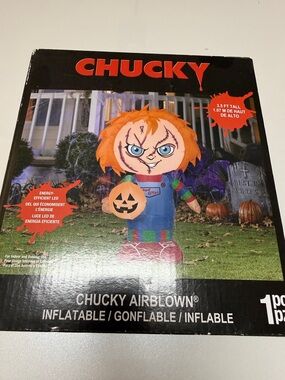 3.5 Foot Child's Play Chucky Light Up Halloween Inflatable decor